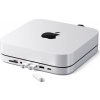 Satechi USB-C Aluminium Stand & Hub pre Mac Mini - Silver ST-ABHFS