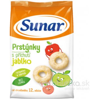 Hero Sunárek detský snack jahodové srdiečka 50 g