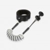 DECATHLON Leash na zápästie a biceps na bodyboard 500 čierny