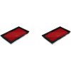2 x Vzduchový filter KAMOKA pre ALFA ROMEO, ALPINA, AUDI, BENTLEY, BMW