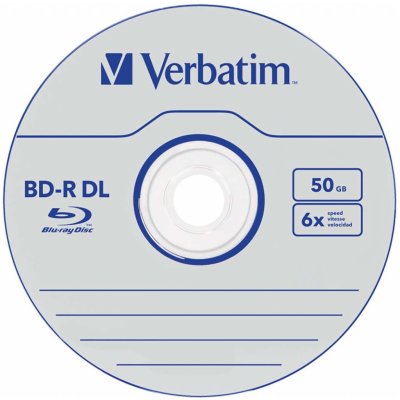 Verbatim BD-R 50GB 6x, 5ks