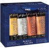 Metalické akrylové farby El Greco - Kreul / sada 4 x 75 ml