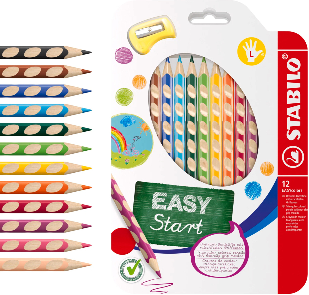 STABILO 252870 EASYCOLOURS 12 RÔZNYCH FARIE