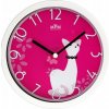 Detské nástenné hodiny MPM, 3089.0020.SW - biela/červená, 26cm