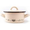 Kinekus Kastról smaltovaný s pokrievkou 26cm/6,0L dekor Linea