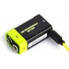 ZNTER 9V LiPol dobíjecí batérie 600mAh microUSB