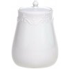 Chic Antique Porcelánová dóza s čipkou Provence lace - 8,5*13 cm / 320 ml - Chic Antique