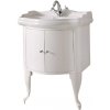 Kerasan Retro skrinka 58.5x52x77 cm kúpeľňová skrinka pod úmývadlo stojaca biela 7361K5