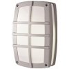 ACA Lighting Vonkajšie nástenné svietidlo CUBE HI5611 max. 2x40W/2xE27/IP54, šedé
