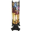 Clayre & Eef Stolná lampa Tiffany Nenuphar - 15 * 15 * 27 cm - Clayre & Eef