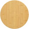 vidaXL Stolová doska Ø40x2,5 cm bambus