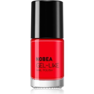 NOBEA Day-to-Day Gel-like Nail Polish lak na nechty s gélovým efektom odtieň Ladybug red #N08 6 ml