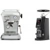 Ascaso Dream ONE, leštený hliník + Eureka Atom W 65 Casa, black