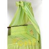 TOMI 18 Súprava Žirafa zelená 6 dielov (obliečky+výplň+hniezdo+baldachýn)