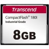 Transcend 8GB INDUSTRIAL TEMP CF180I CF CARD, (MLC) paměťová karta (SLC mode), 85MB/s R, 70MB/s W TS8GCF180I