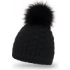 Fashionweek Dámska zimná čiapka s brmbolcom + flísová podšívka Zizi-P16 Farba: Čierna