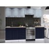 Kuchynská linka INGRID 240cm - Denim + marine blue