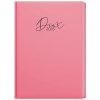 Baloušek Tisk - David - Lamino Pastel - denný diár 2026, ružový, A5