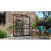 Skleník VITAVIA IDA 900 PC 6 mm čierny LG3592 - Vitavia Garden - kg/m2 - zmluvné - 10 rokov na nerozbitnosť krupobitím - 15 rokov na vybrané vlastnosti AL konštrukcia - polykarbonát 6 mm - hliníkový s