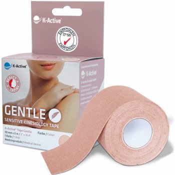 K-Active Tape Gentle Kineziologický tejp pro citlivou pokožku 5m x 5cm
