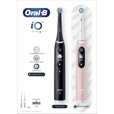 Oral-B iO6 Series Duo Pack Black/Pink