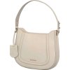 Burkely Beloved Bailey sivobiela dámska kožená taška cez rameno 27 x 21 cm