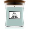 Woodwick Magnolia Birch vonná sviečka s dreveným knotom 275 g