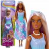 LALKA BARBIE PRINCEZNÁ s dlhými vlasmi a fialovými pramienkami HRR10