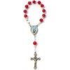 Ruženec: desiatok, do auta - červený - 1764D
