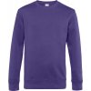 B&C | KING Crew Neck, Pánska mikina, fialová radiant, XXL