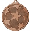 MMC1250/B - Medaila futbal hviezdy (pr.50 mm, hr.2 mm) bronz - 5x0,2 cm