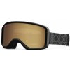Lyžiarske okuliare GIRO SAGEN BLACK MONGRAM sklo AMBER GOLD