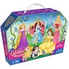 Trefl Puzzle 70 glitter v kufríku - Princezné Disney