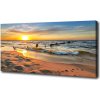 Foto obraz na plátne Západ slnka pláž 100x50 cm