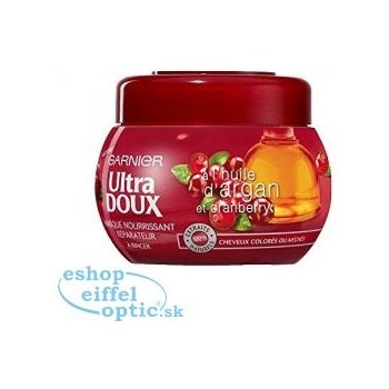 Garnier Fructis Ultra Doux Nourishing & Repairing Mask maska pro barvené vlasy 300 ml