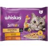 Whiskas cat Tasty mix kura&zel. jah.& morč. v krémovej omáčke 4 x 85 g