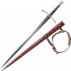 Swordier Rytířský dlouhý meč Jindřich z Lipé, funkční zbraň, pružinová ocel