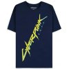 Cyberpunk 2077 CyberPunk - Logo Men's Short Sleeved T-shirt Velikost: L, Barva: Blue