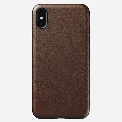 Púzdro Nomad Rugged Case pre iPhone XS Max hnedé