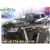 Deflektory - Protiprievanové plexi VW Jetta od 2011 (+zadné)