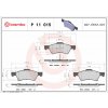 BREMBO Sada brzdových doštičiek P 11 015