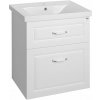 Aqualine Aqualine, FAVOLO umývadlová skrinka 61,5x72,5x44 cm, biela mat, FV265