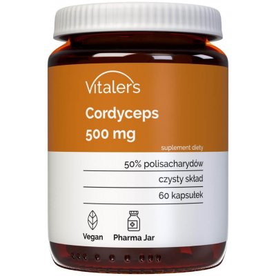Vitaler's Cordyceps 500 mg 60 kapsúl