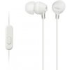 SONY slúchadlá MDR-EX15AP, handsfree, biele MDREX15APW.CE7