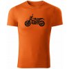 T-ričko BMW R nineT Urban pánske tričko Farba trička: Oranžová, Veľkosť: 4XL