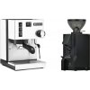 Rancilio Silvia BC, white + Eureka Mignon Manuale, BL black