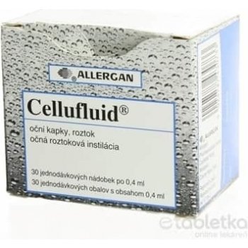 Cellufluid int.oph.30 x 0,4 ml/2 mg