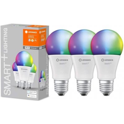 Ledvance | SADA 3x LED RGBW Stmievateľná žiarovka SMART+ E27/14W/230V 2700K-6500K - Ledvance | P224716