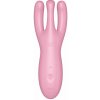 Vibrátor na klitoris Threesome 4 Connect App Pink Satisfyer