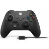 Bezdrôtový ovládač Microsoft EP2-29944 Xbox Carbon Black + USB-C kábel